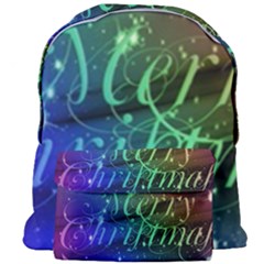 Christmas Greeting Card Frame Giant Full Print Backpack by Celenk