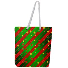 Star Sky Graphic Night Background Full Print Rope Handle Tote (large) by Celenk