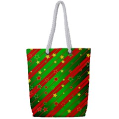 Star Sky Graphic Night Background Full Print Rope Handle Bag (small) by Celenk