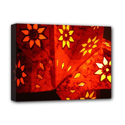 Star Light Christmas Romantic Hell Deluxe Canvas 16  X 12   by Celenk