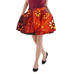 Star Light Christmas Romantic Hell A-line Pocket Skirt by Celenk