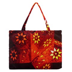 Star Light Christmas Romantic Hell Zipper Medium Tote Bag by Celenk