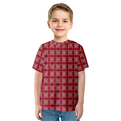 Christmas Paper Wrapping Paper Kids  Sport Mesh Tee by Celenk