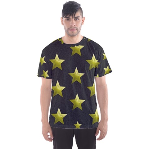 Stars Backgrounds Patterns Shapes Men s Sports Mesh Tee by Celenk