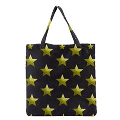 Stars Backgrounds Patterns Shapes Grocery Tote Bag by Celenk