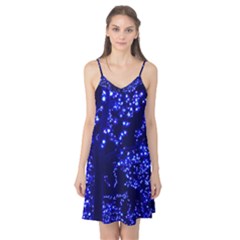 Lights Blue Tree Night Glow Camis Nightgown by Celenk