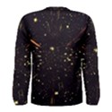Star Sky Graphic Night Background Men s Long Sleeve Tee View2