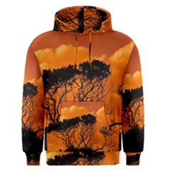 Trees Branches Sunset Sky Clouds Men s Pullover Hoodie by Celenk