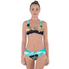 Trees Branches Branch Nature Criss Cross Bikini Set by Celenk