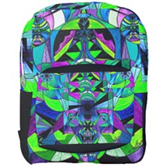 Arcturian Astral Travel Grid - Full Print Backpack by tealswan