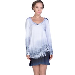 Ice, Snow And Moving Water Long Sleeve Nightdress by Ucco