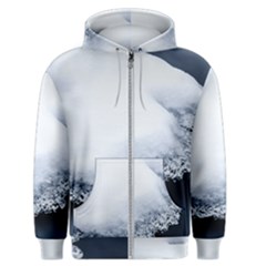 Ice, Snow And Moving Water Men s Zipper Hoodie