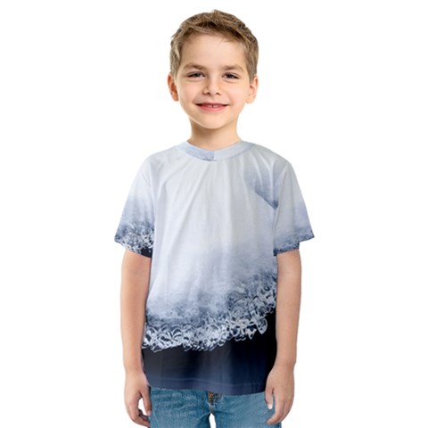 Ice, Snow And Moving Water Kids  Sport Mesh Tee by Ucco