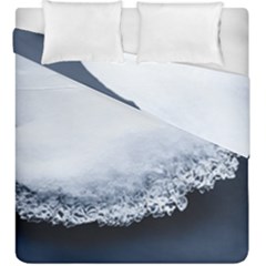 Ice, Snow And Moving Water Duvet Cover Double Side (king Size)