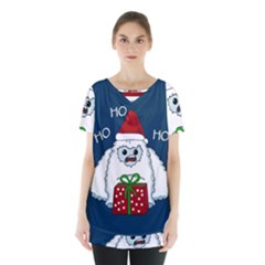 Yeti Xmas Skirt Hem Sports Top by Valentinaart