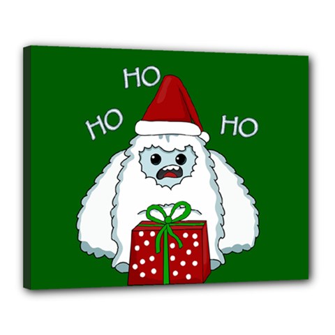 Yeti Xmas Canvas 20  X 16  by Valentinaart