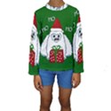 Yeti Xmas Kids  Long Sleeve Swimwear View1