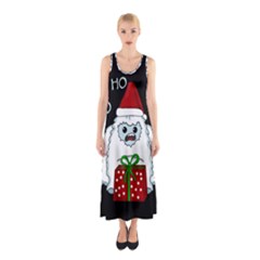 Yeti Xmas Sleeveless Maxi Dress