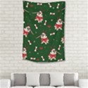 Pug Xmas Pattern Small Tapestry View2