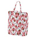 Yeti Xmas pattern Giant Grocery Zipper Tote View2