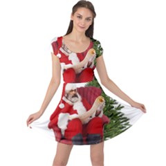 Karl Marx Santa  Cap Sleeve Dress by Valentinaart