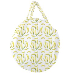 Chilli Pepers Pattern Motif Giant Round Zipper Tote by dflcprints