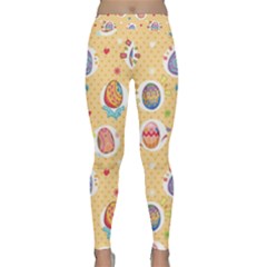 Fun Easter Eggs Classic Yoga Leggings by allthingseveryone