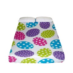 Polka Dot Easter Eggs Fitted Sheet (full/ Double Size) by allthingseveryone