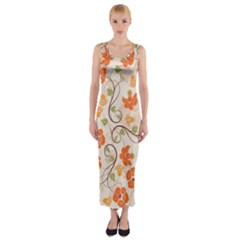 Honeysuckle Delight Fitted Maxi Dress by allthingseveryone