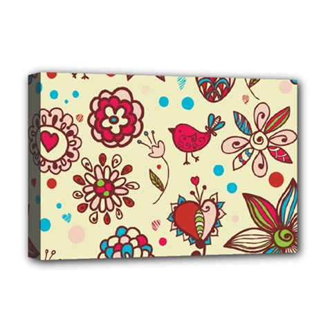 Spring Time Fun Deluxe Canvas 18  X 12   by allthingseveryone