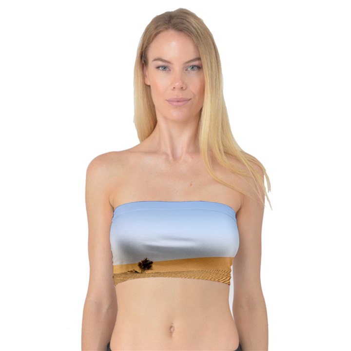 Desert Dunes With Blue Sky Bandeau Top