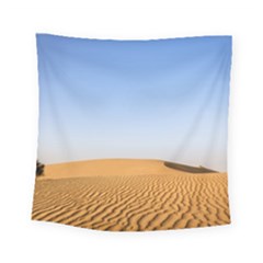 Desert Dunes With Blue Sky Square Tapestry (small) by Ucco