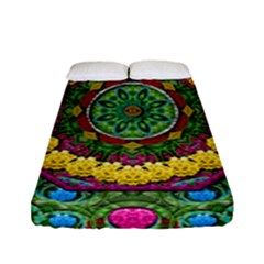 Bohemian Chic In Fantasy Style Fitted Sheet (full/ Double Size)