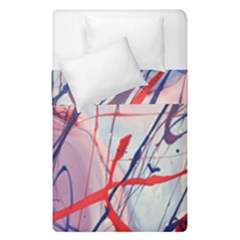 Messy Love Duvet Cover Double Side (single Size) by LaurenTrachyArt