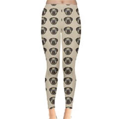 Puppy Dog Pug Pup Graphic Leggings  by Celenk