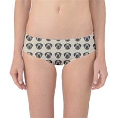 Puppy Dog Pug Pup Graphic Classic Bikini Bottoms