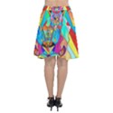 Arcturian Metamorphosis Grid - Chiffon Wrap Front Skirt View2