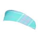Blue And Pink Pastel Plaid Stretchable Headband View1