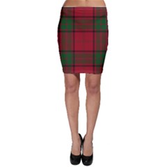 Red And Green Tartan Plaid Bodycon Skirt by allthingseveryone