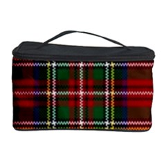 Red Tartan Plaid Cosmetic Storage Case by allthingseveryone