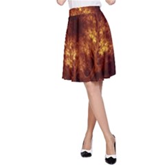 Artsy Brown Trees A-line Skirt by allthingseveryone