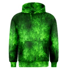 Artsy Bright Green Trees Men s Pullover Hoodie by allthingseveryone