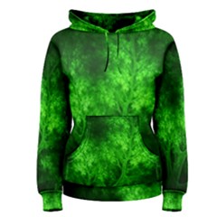 Artsy Bright Green Trees Women s Pullover Hoodie by allthingseveryone