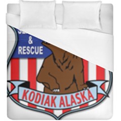 Coast Guard Air Station Kodiak Us Coast Guard Duvet Cover (king Size) by Bigfootshirtshop