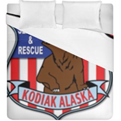 Coast Guard Air Station Kodiak Us Coast Guard Duvet Cover Double Side (king Size) by Bigfootshirtshop