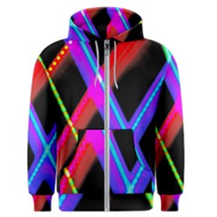 Xmas Light Paintings Men s Zipper Hoodie by Celenk