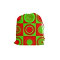 Redg Reen Christmas Background Drawstring Pouches (Medium)  View1