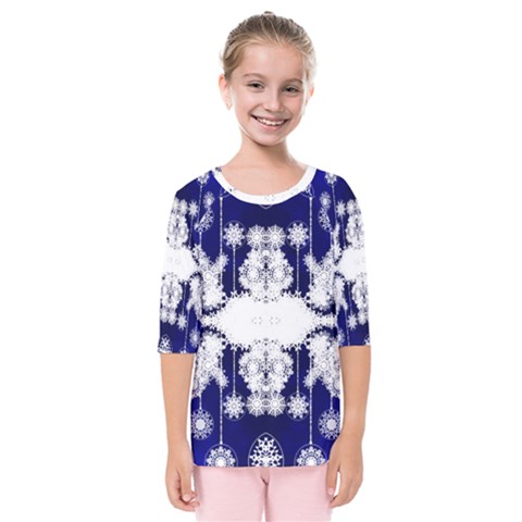 The Effect Of Light  Very Vivid Colours  Fragment Frame Pattern Kids  Quarter Sleeve Raglan Tee by Celenk