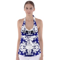 The Effect Of Light  Very Vivid Colours  Fragment Frame Pattern Babydoll Tankini Top by Celenk