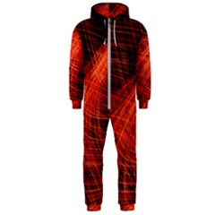 A Christmas Light Painting Hooded Jumpsuit (men)  by Celenk